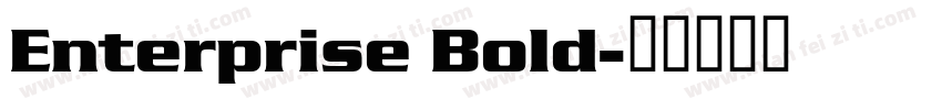 Enterprise Bold字体转换